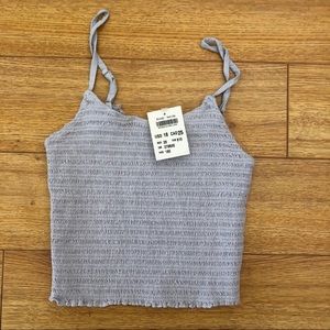 Brandy Melville Blue Scrunchie Top